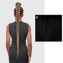 Goma para coleta con cordón ajustable, pinza para trenzar, toque STB WHIP 40"