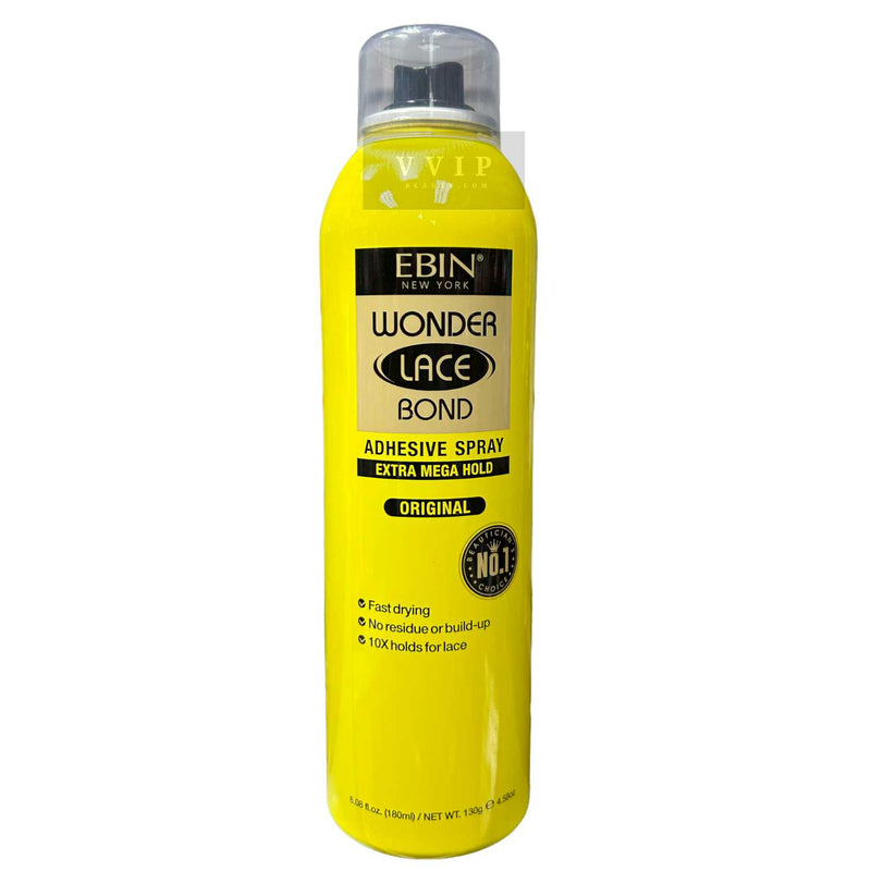 EBIN NEW YORK WONDER LACE BOND ADHESIVE SPRAY -Extra Mega hold 6.08oz