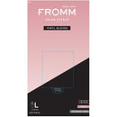 Guantes grandes sin polvo de vinilo negro Fromm Color Studio, paquete de 100 -