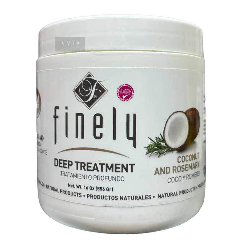 Finely Coconut And Rosemary Deep Treatment 16 oz