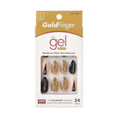 Gel para dedos dorado Glam 24 unidades GF93 (42)