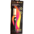 Peine profesional Gold 'N Hot de oro de 24 quilates para alisar y peinar