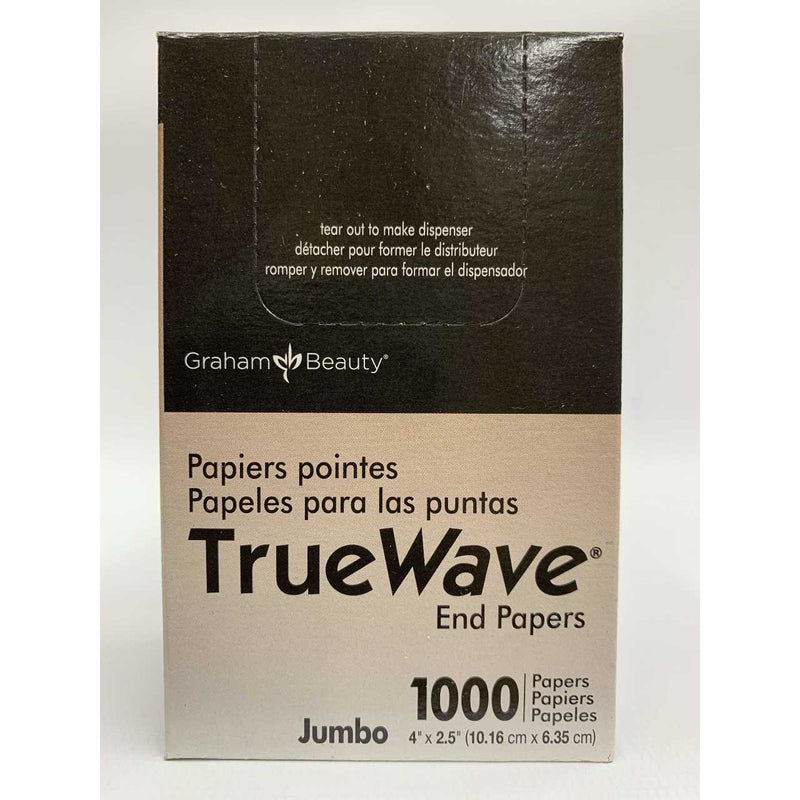 Graham TrueWave End Papers Jumbo 1000ct  White