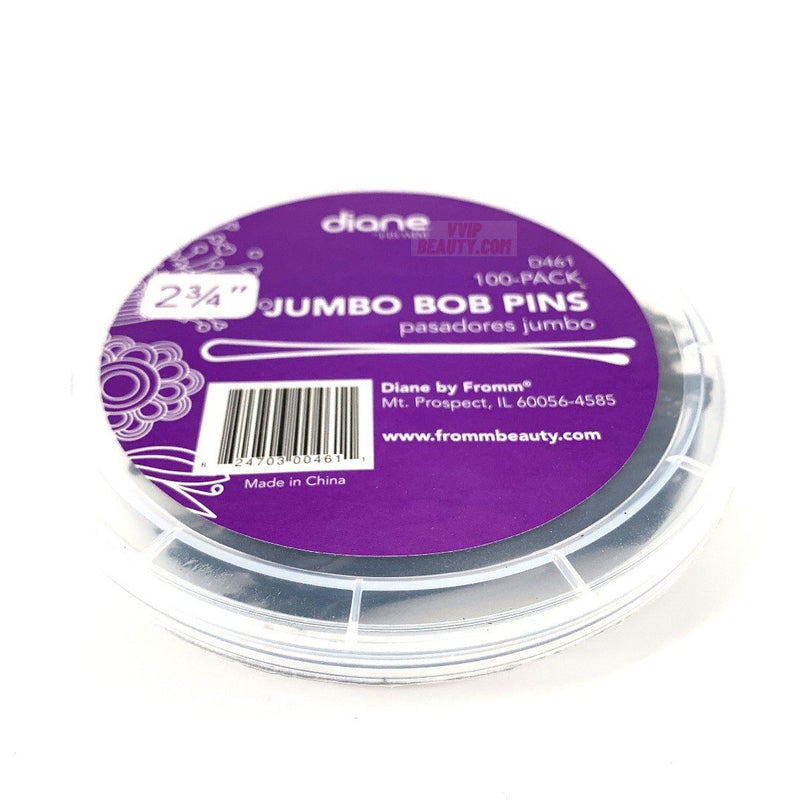 100 Pack 2½” Jumbo Bob Pins Black-Bronze