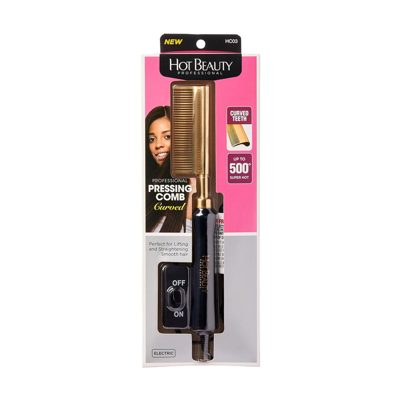 HOT BEAUTY PROFESSIONAL | Curved Pressing Comb HC03