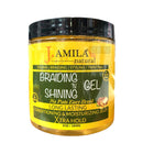 J.AMILA gel natural para trenzar y brillar, 8 oz (B00114)