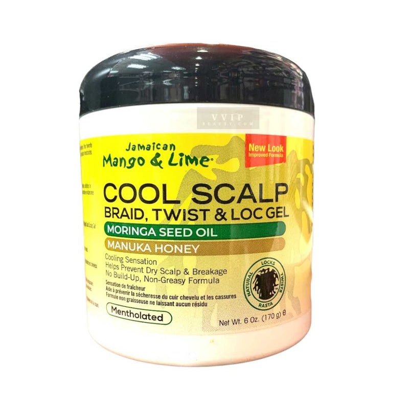 JAMAICAN MANGO & LIME No More Itch Cool Scalp Braid, Twist&Lock Gel 6oz ^