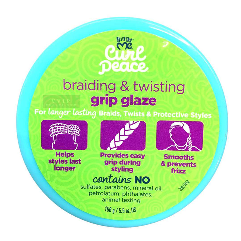 JUST FOR ME Curl Peace Braiding & Twisting Grip Glaze 5.5oz