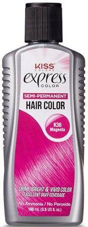 KISS EXPRESS COLORS SEMI-PERMANENT 3.5oz-22 Color (202-)