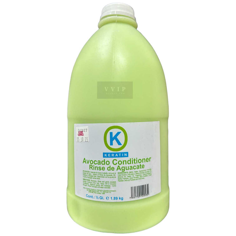 K Avocado Conditioner -Rinse de Conditioner 1/2 Gallon