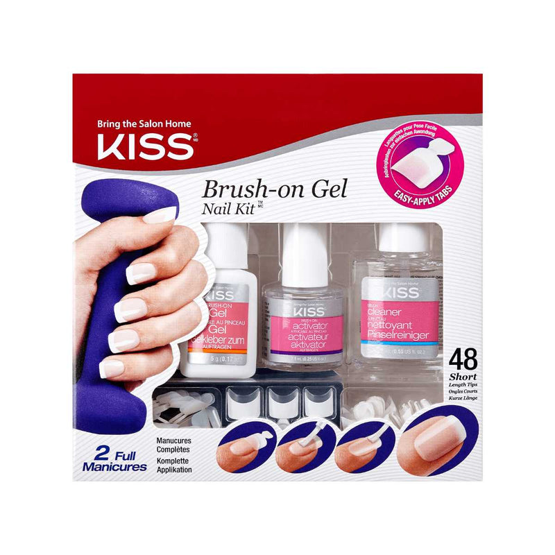 KISS Brush on Gel Nail Kit KGLK01