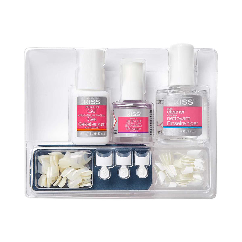 KISS Brush on Gel Nail Kit KGLK01