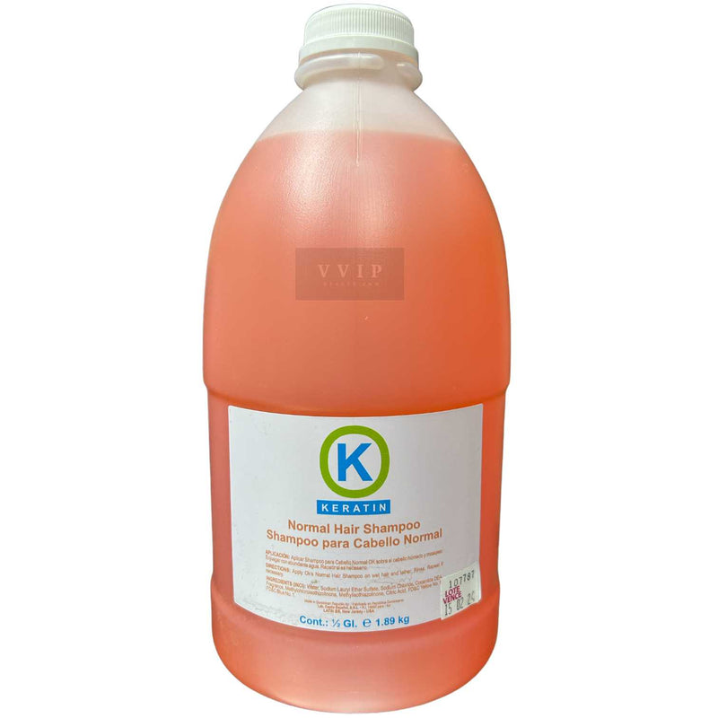 K Normal Hair Shampoo-Shampoo para Cabello Normal 1/2 Gallon