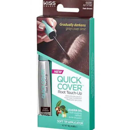 Kiss Quick Cover Root Touch Up Soft Tip Applicator 0.53oz (M21)