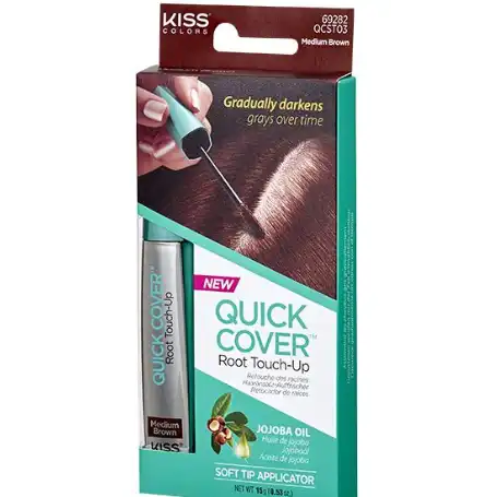 Kiss Quick Cover Root Touch Up Soft Tip Applicator 0.53oz (M21)