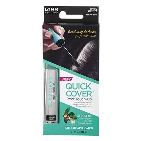 Kiss Quick Cover Root Touch Up Soft Tip Applicator 0.53oz (M21)