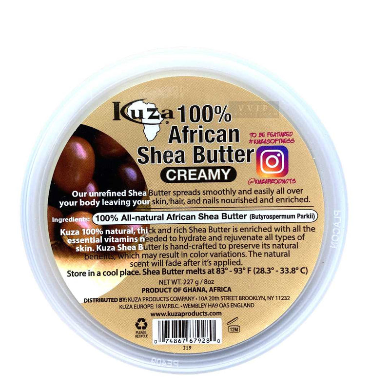 Kuza Shea Butter White Creamy, 8 oz (B00078)