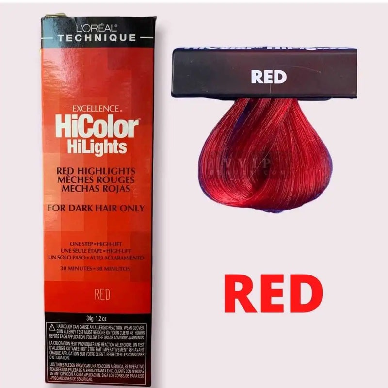 Hicolor highlights hot sale red