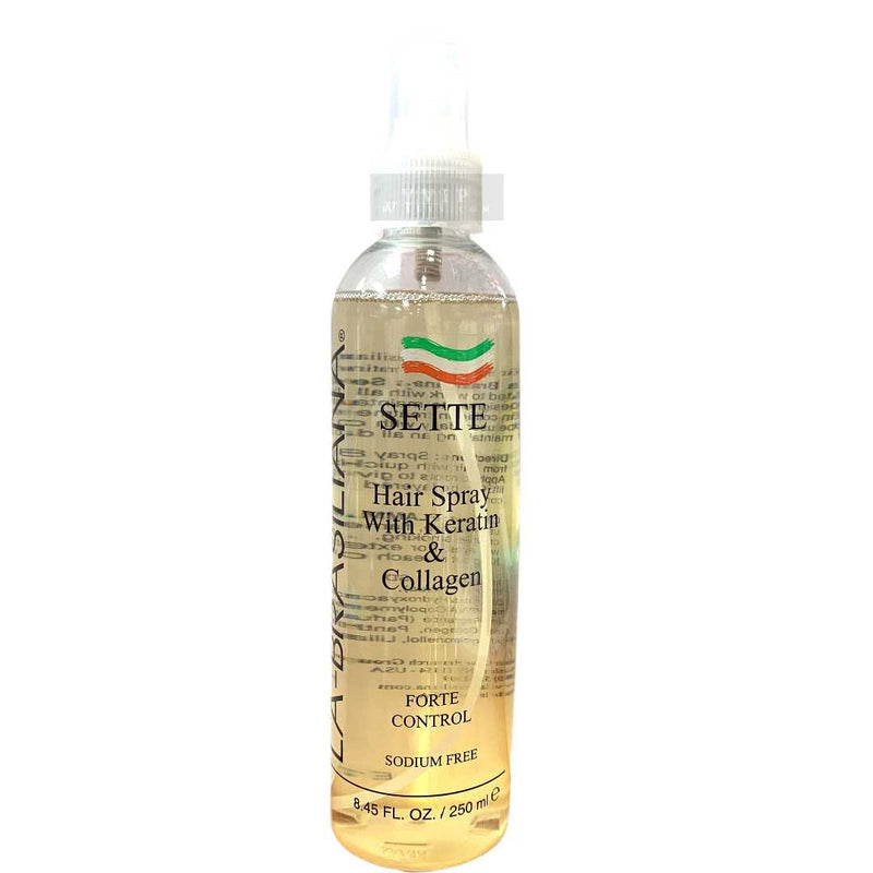 La-Brasiliana Sette Hair Spray with Keratin & Collagen 8.45oz