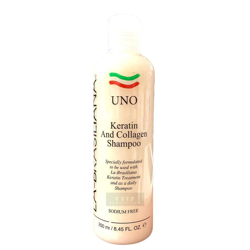 La-Brasiliana Uno Keratin And Collagen Shampoo 8.45 oz (B00112)