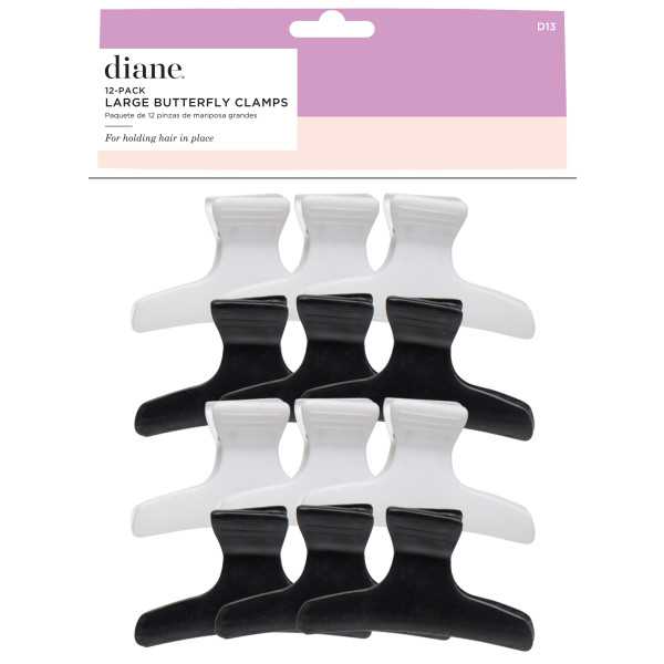 Large Butterfly Clamps 12-Pack D13 (y1)
