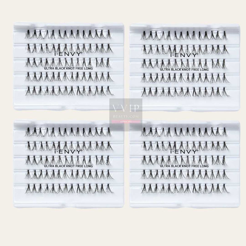 Long Triple Black Knot Free Individual Lash (70pcs)-KPE06TB