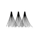 Pestañas individuales largas, ultra negras y sin nudos (70 unidades)-KPE06UB (M11)