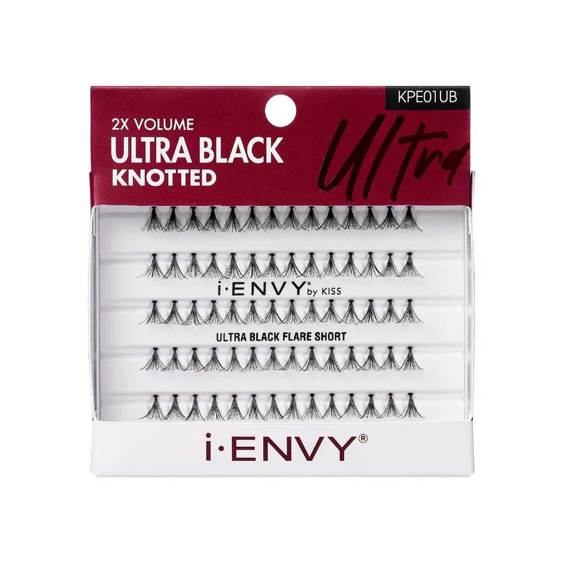 Long Ultra Black Knotted Individual Lash (70pcs)-KPE03UB