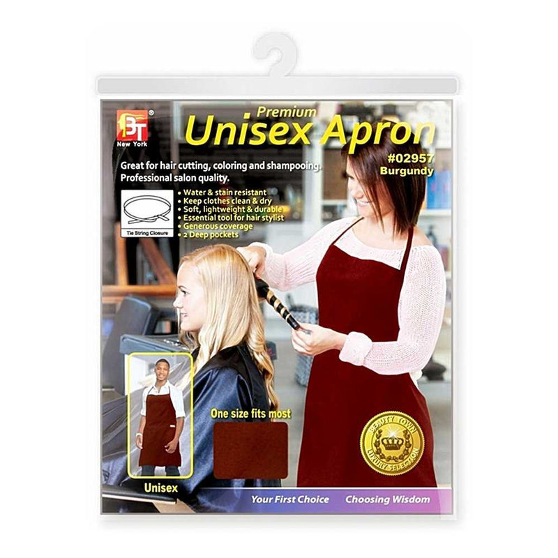 Luxury Unisex Apron-Burgundy