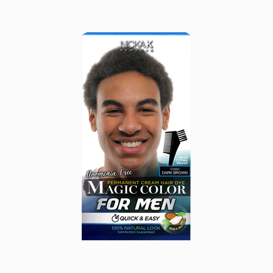MAGIC COLOR for MEN Permanent Cream Hair Dye KIT(04)