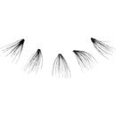 Pestañas individuales medianas triples negras sin nudos (70 unidades)-KPE05TB (M11)