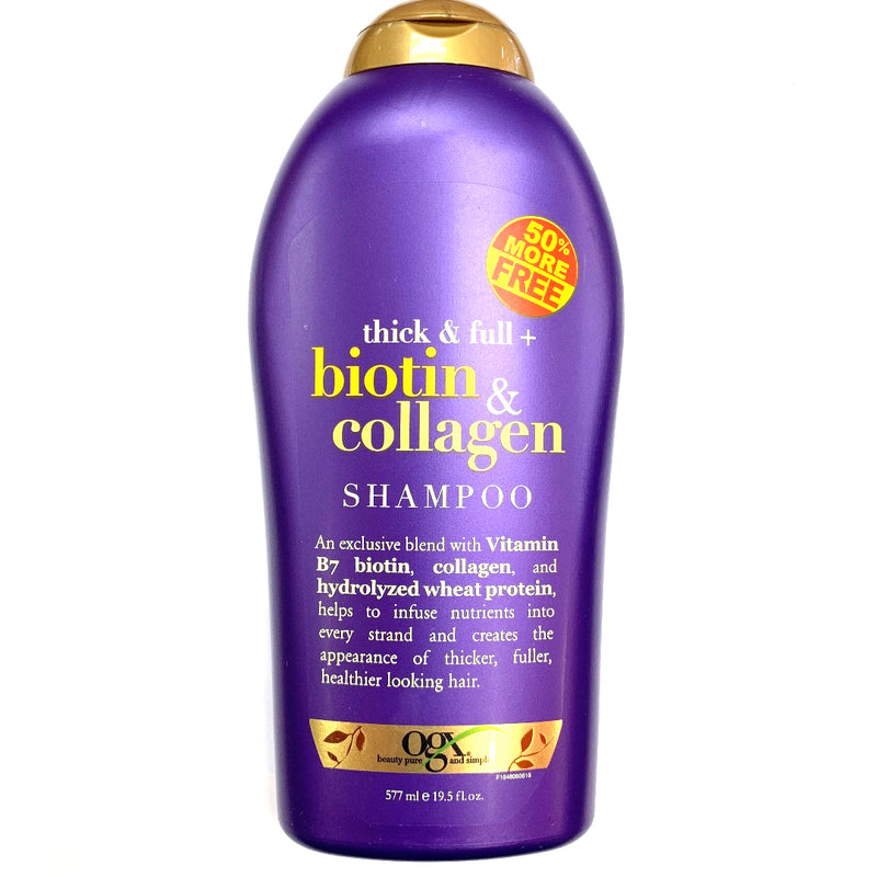 OGX Thick & Full + Biotin & Collagen Extra Strength Volumizing Shampoo 19.5 oz