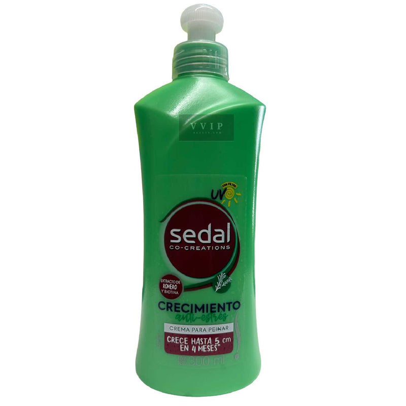 Sedal -Styling Cream Antistress Growth / Crema Para Peinar Crecimiento Antiestres 300 ml (134)