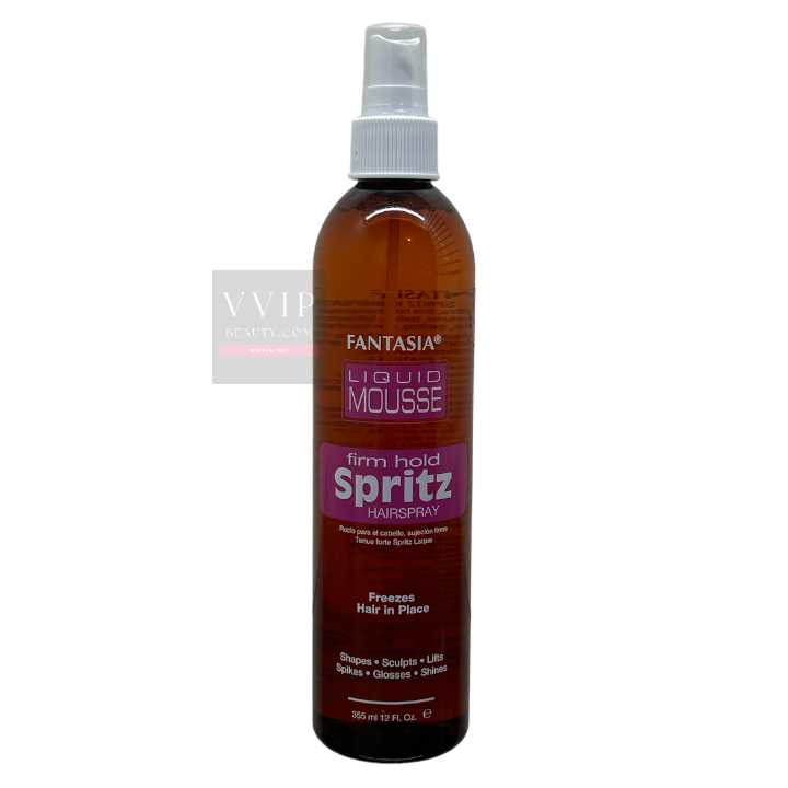 Fantasia IC Liquid Mousse Spritz Hairspray Firm Hold(Pink) 2oz/12oz (M6)