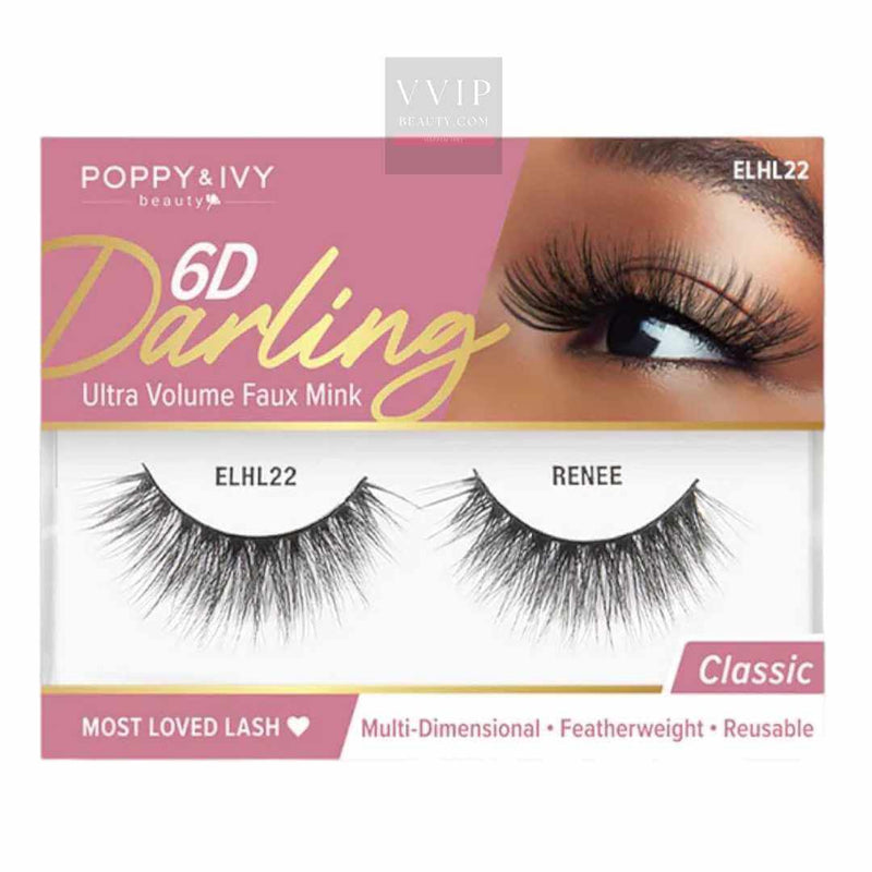Poppy & Ivy 6D Darling Lashes-ELHL22 Renee (M1)