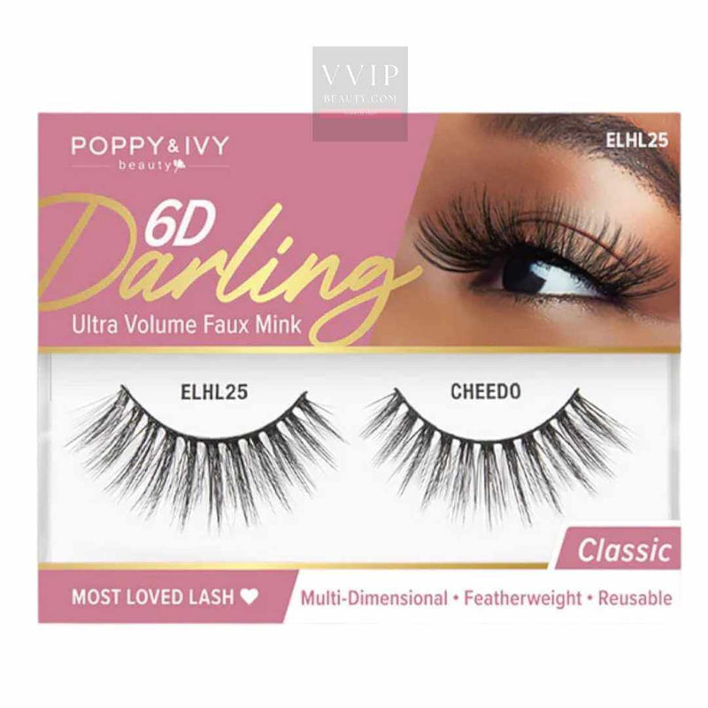 Poppy & Ivy 6D Darling Lashes-ELHL25 Cheedo (M1)