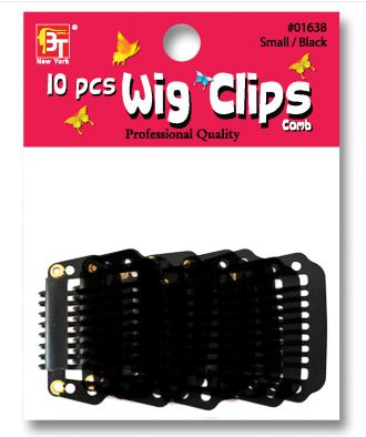 Wig Clips(Small)-10pcs Black - PickupEZ.com