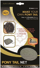 Red para cola de caballo Qfitt 5042 Negra