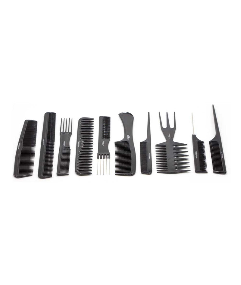 RED 10PCS SET COMB (BLACK)