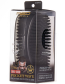 Cepillo de palma RED Premium Pocket Wave con estuche Bow Wow BORPP04- (Doble cara)