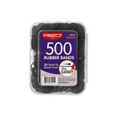 Gomas elásticas rojas medianas, 500 unidades