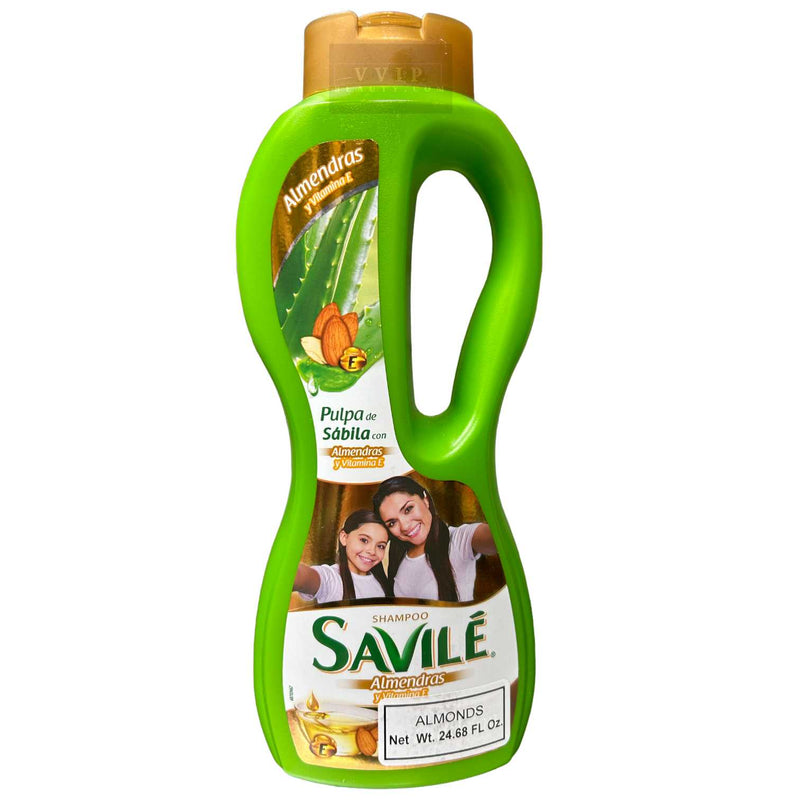 Savile Shampoo Almendras y Vitamina E Nutricion 24.68oz (87.27)