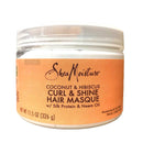 Mascarilla capilar SheaMoisture de coco e hibisco, 355 ml 