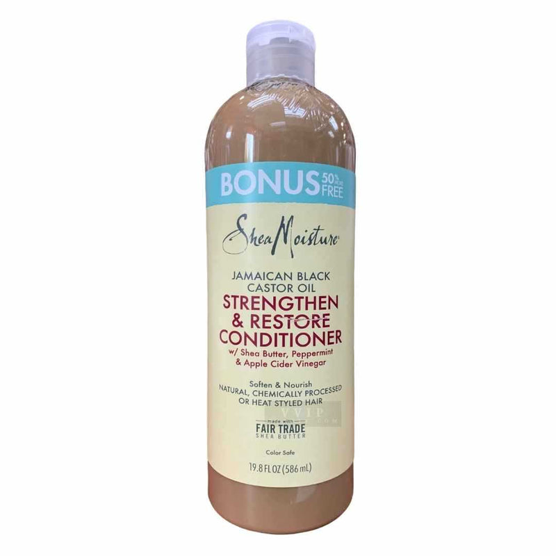 Shea Moisture Jamaican Black Castor Oil Strengthen & Restore Conditioner [BONUS 50% FREE] 19.5 oz