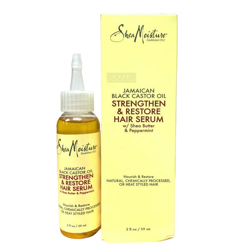 Shea Moisture Jamaican Black Castor Oil Strengthen & Restore Hair Serum 2 oz