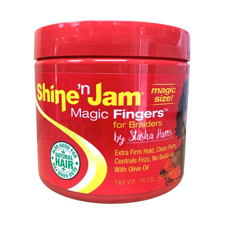 Shine N Jam Magic Fingers, for Braiders, Extra Firm Hold - 16 oz