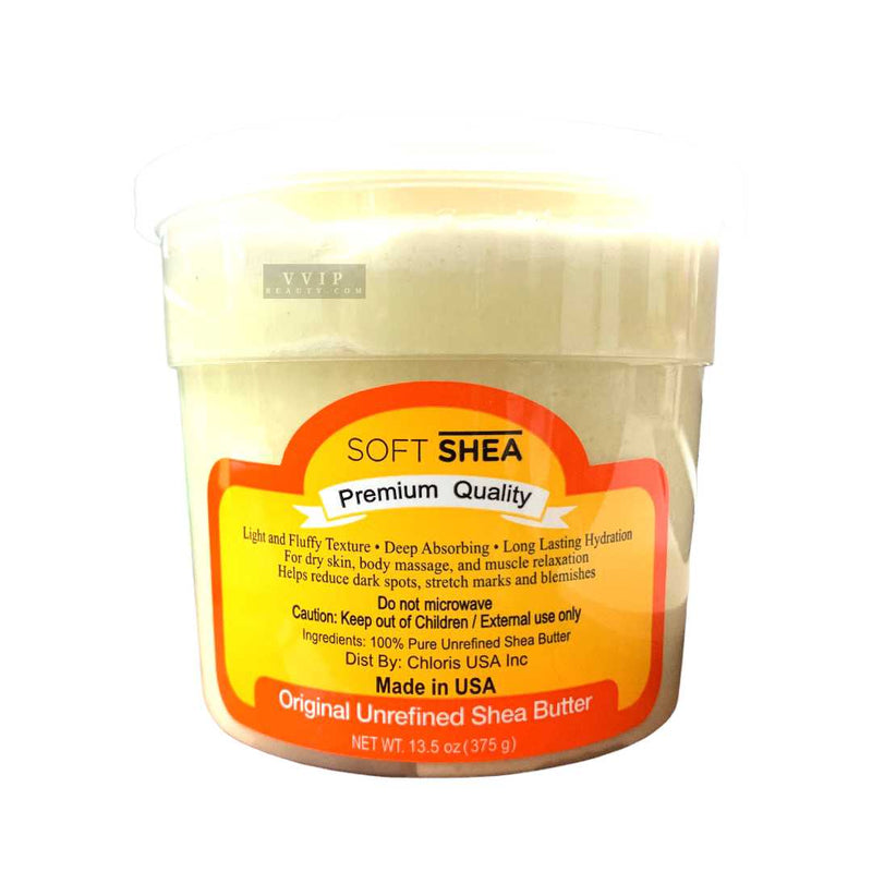 SoShea Whipped African Shea Butter|For All Hair Textures & Skin Types|Original Unrefined Raw Shea Butter |Premium Quality 13.50oz (Original) (B00104)