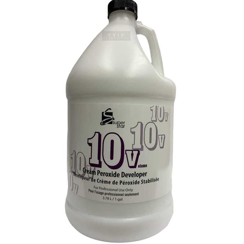 Super Star 10 Volumes Hair Cream Peroxide Developer- 1Gallon^