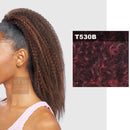 Cola de caballo sintética con cordón ajustable STB Kinky