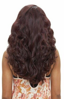 Peluca frontal de encaje T4HB Delty Vanessa Hair con cierre de raya de encaje de 4" x 4" y mezcla de cabello humano (01)